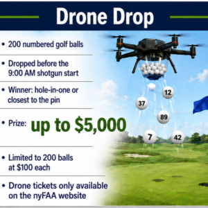 Drone Drop Raffle Ticket
